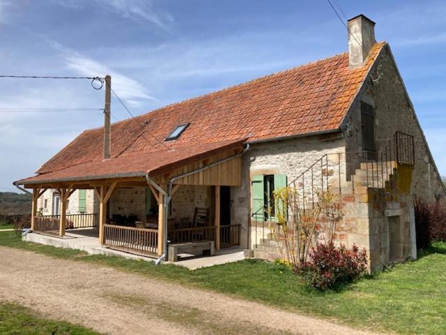 Bed and Breakfast Domaine Les Grands Pérons Hérisson Exterior foto